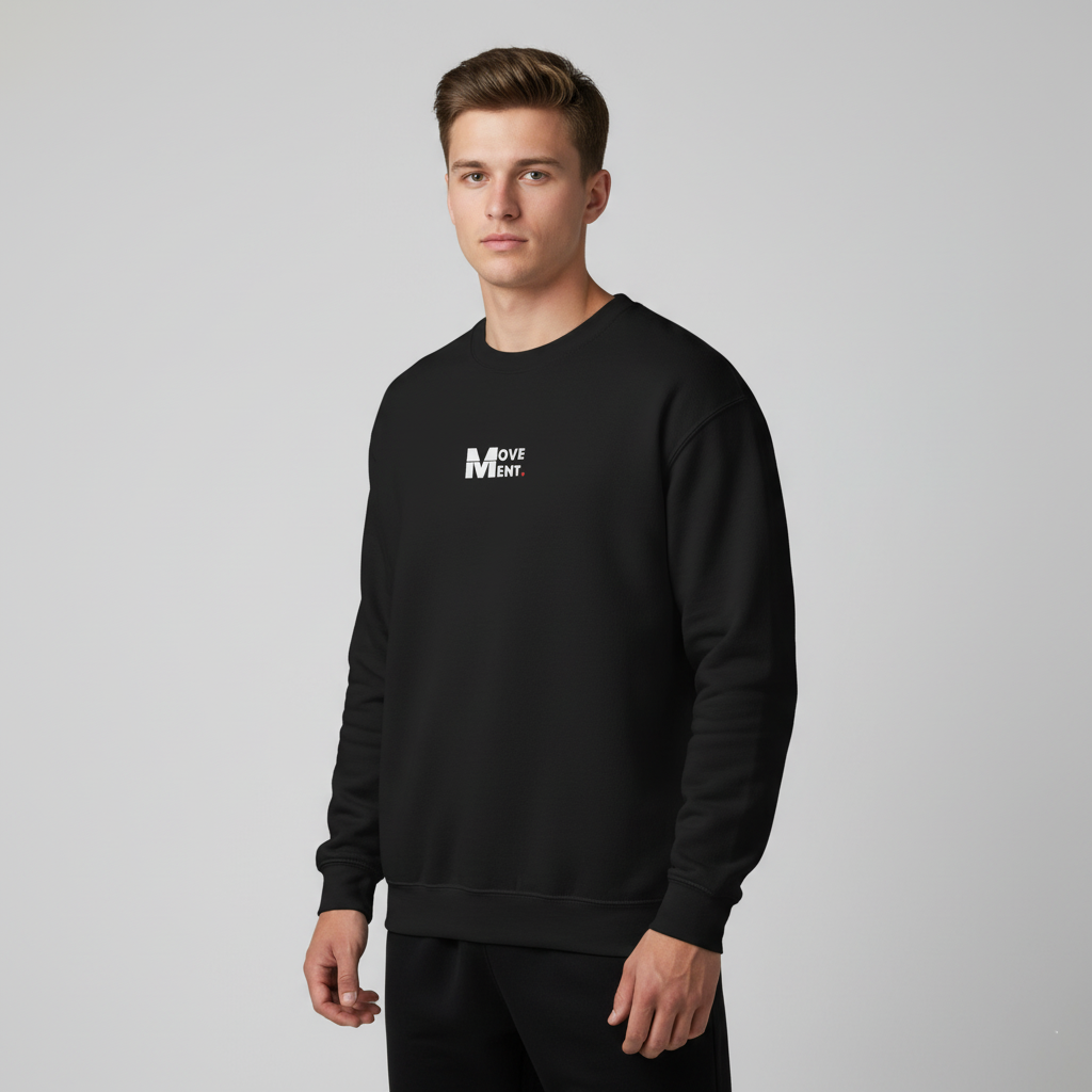 Essential Sweatshirt – Minimal Gym & Streetwear Comfort for Men