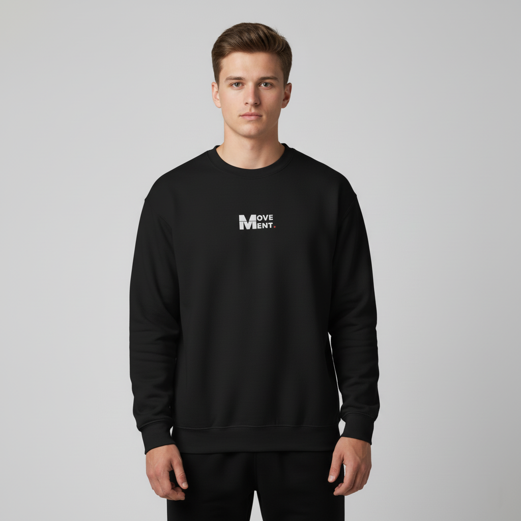 Essential Sweatshirt – Minimal Gym & Streetwear Comfort for Men