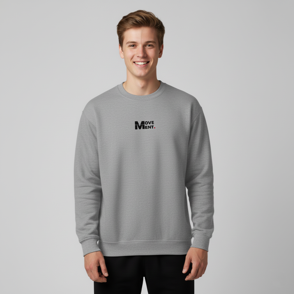 Essential Sweatshirt – Minimal Gym & Streetwear Comfort for Men