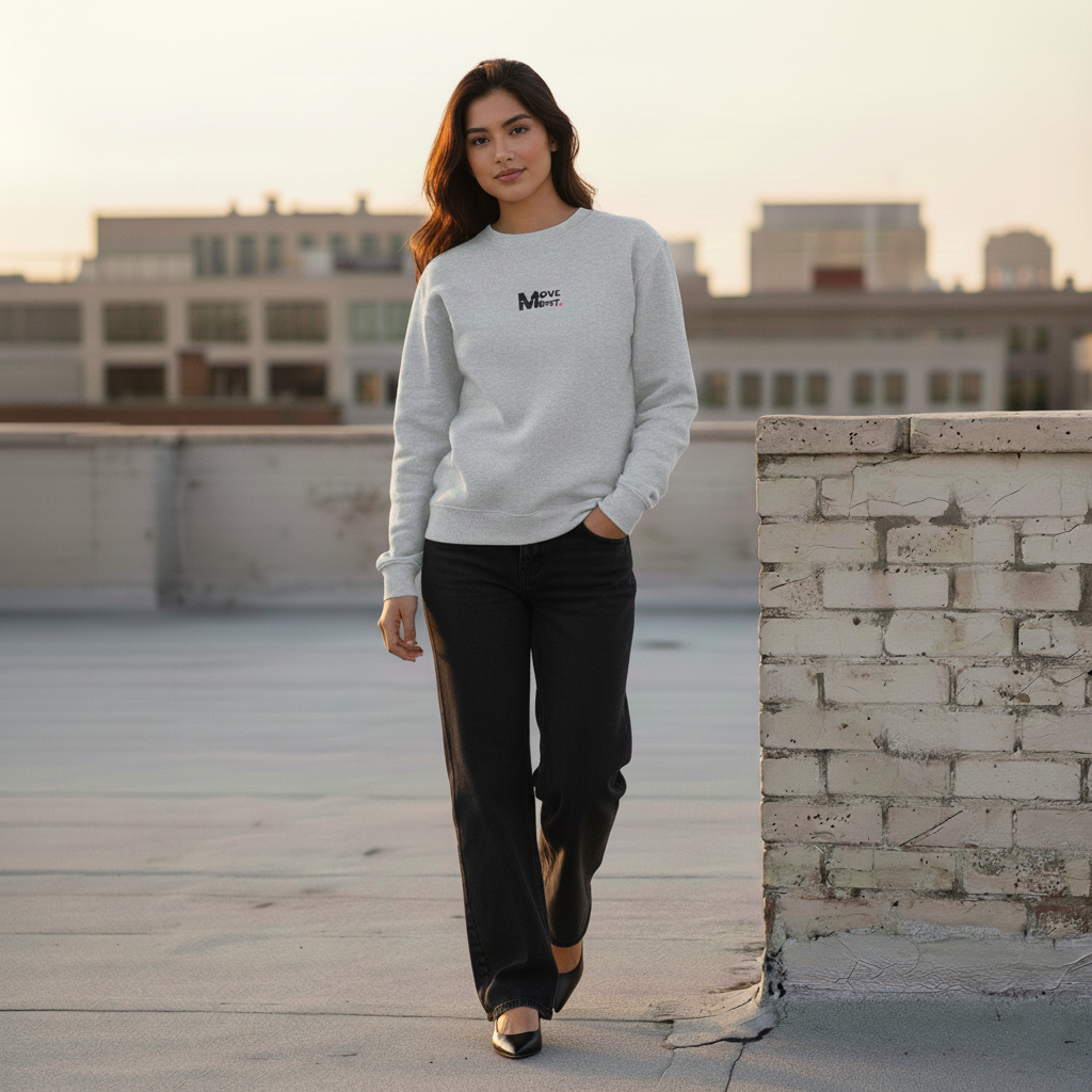 Essential Sweatshirt – Effortless Streetwear & Gym Style for Women