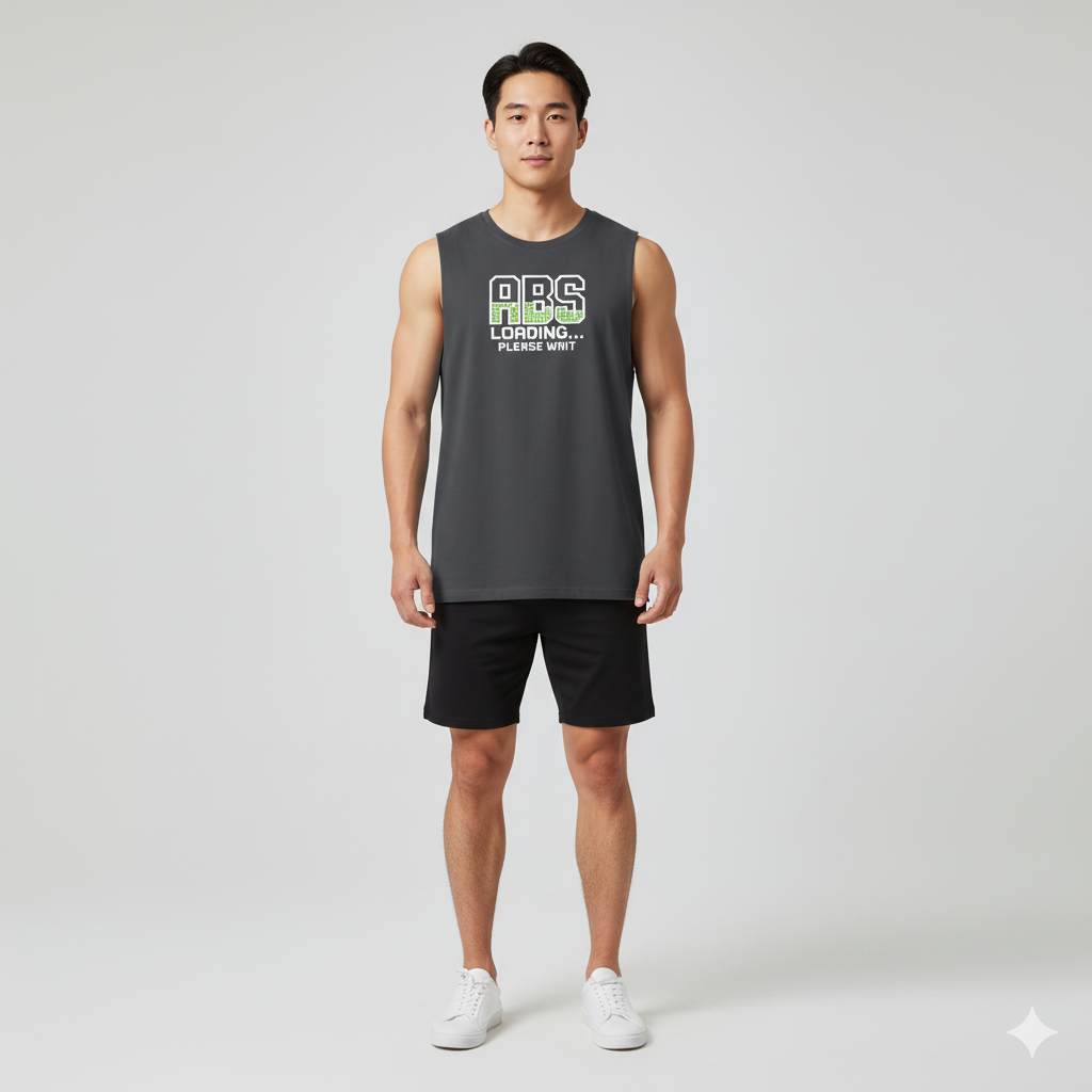 ABS LOADING… PLEASE WAIT Graphic Tank Top