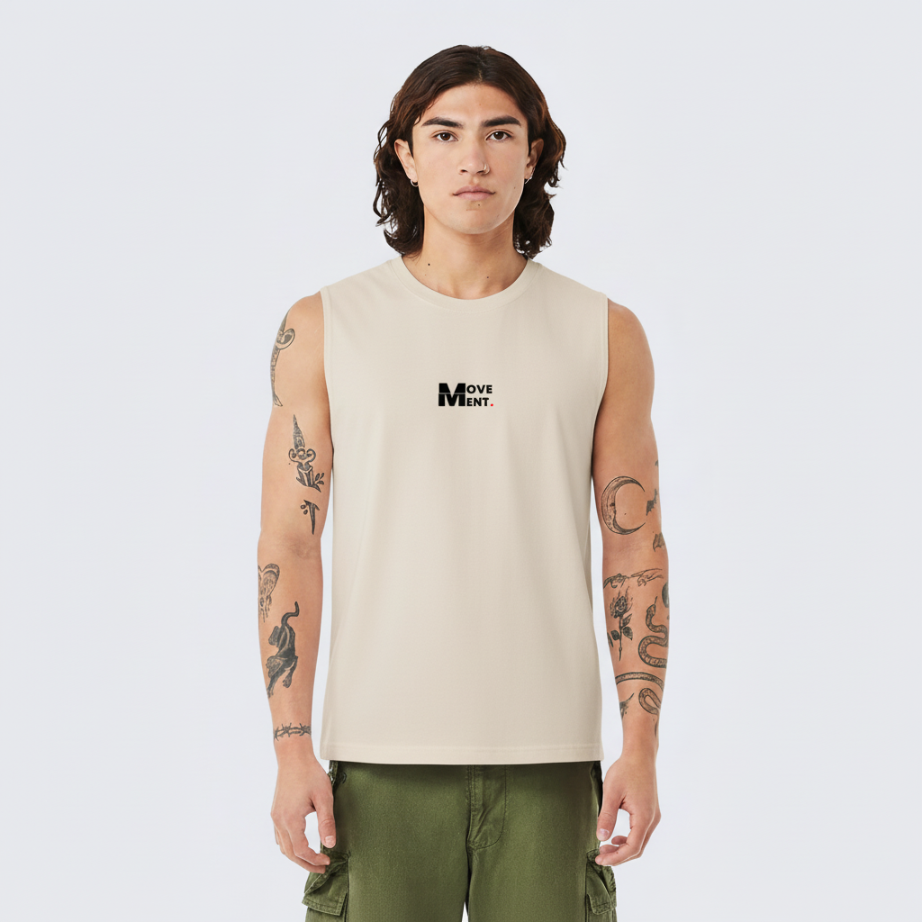 Sleeveless Basic Tanktop - Men